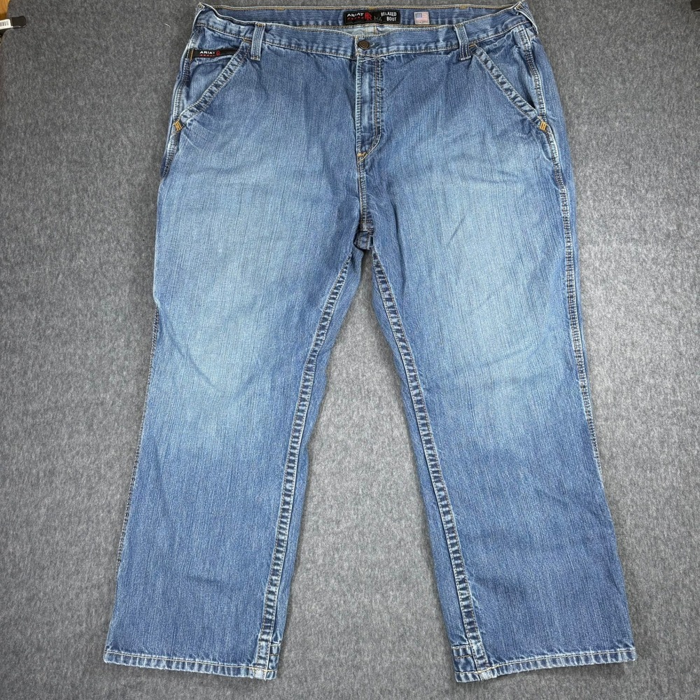 Ariat Jeans Mens 44x30 Blue M4 Relaxed Boot FR Flame Resistant Work Denim Pants